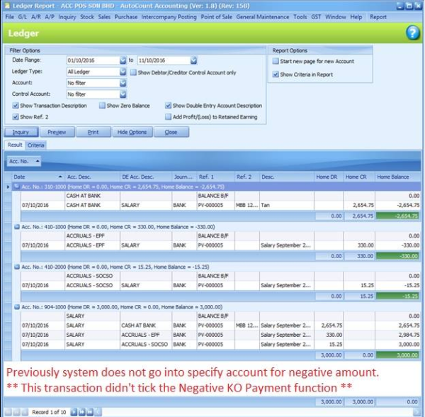 AutoCount Tips: Negative Knock Off Payment - Ideal Count Solution
