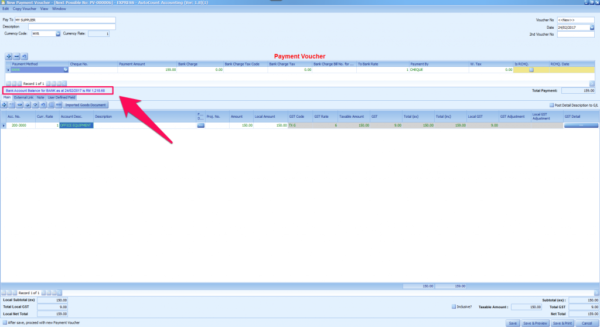 AutoCount Tips: Show or Hide Bank Balance at Entries - Ideal Count Solution